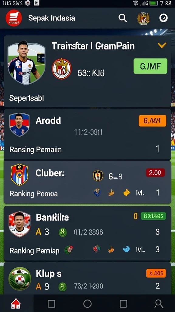 gamerp - Tampilan awal aplikasi GAMERP yang menarik.