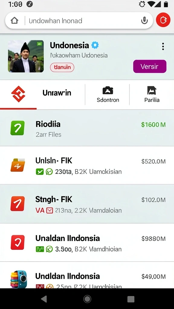 p200m - Tampilan menarik dengan tema modern.